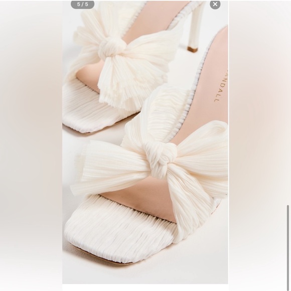 Loeffler Randall Claudia Mule Pearl Organza - Picture 5 of 8